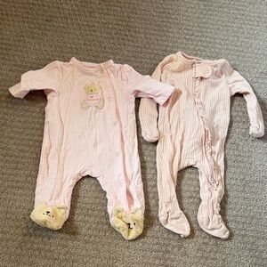Cozy Pink Bear Footies for Kids